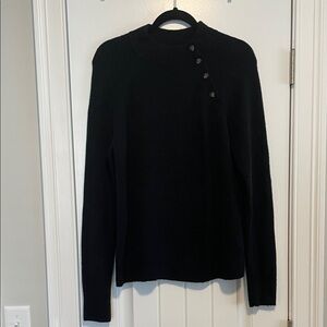 J. Crew Women's Turtleneck Sweater with Button Accents